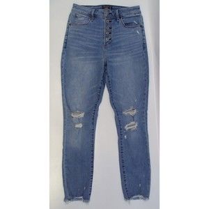 Abercrombie & Fitch High Rise Super Skinny Ankle Jeans Size 28 6R Curve Love